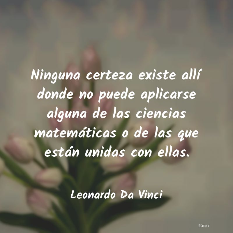 frases de Leonardo Da Vinci
