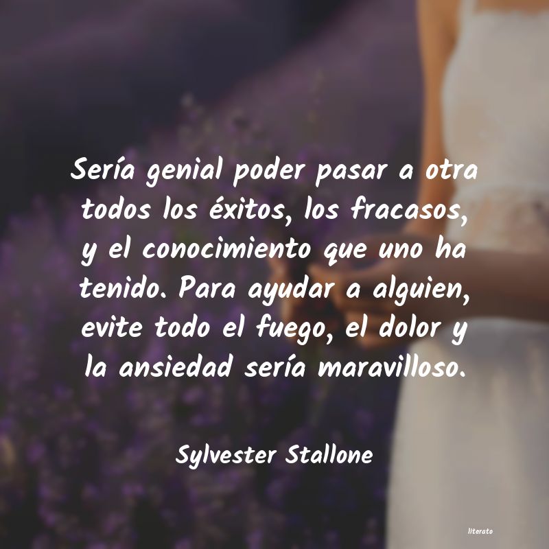 Frases de Sylvester Stallone