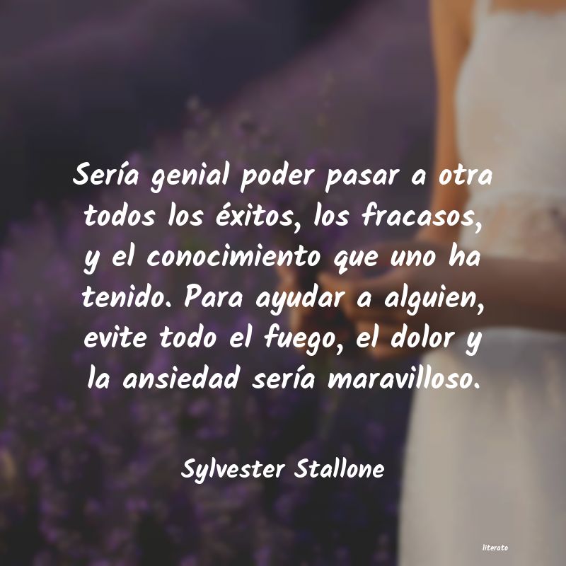 frases de Sylvester Stallone