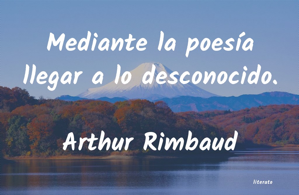 frases de Arthur Rimbaud