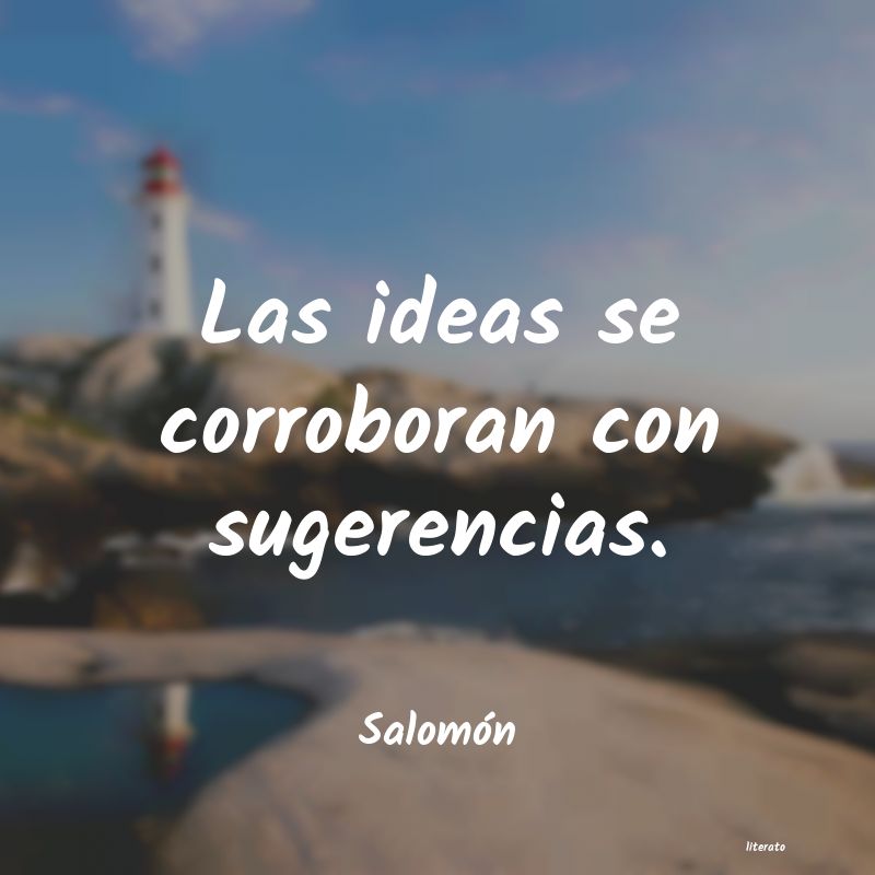 Frases de Salomón