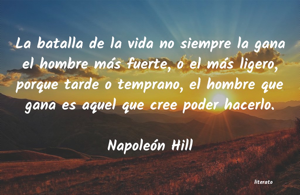 Frases de Napoleón Hill