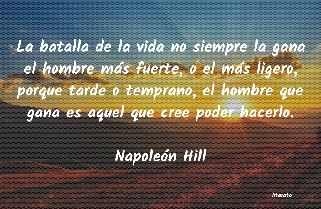 frases de Napoleón Hill