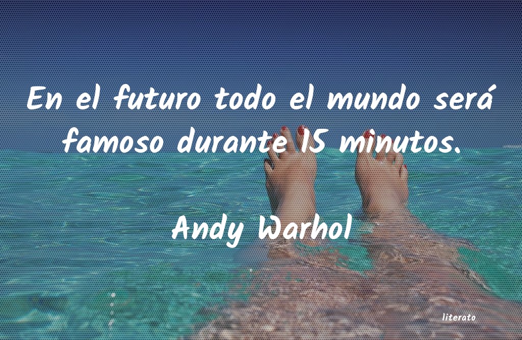 frases de Andy Warhol