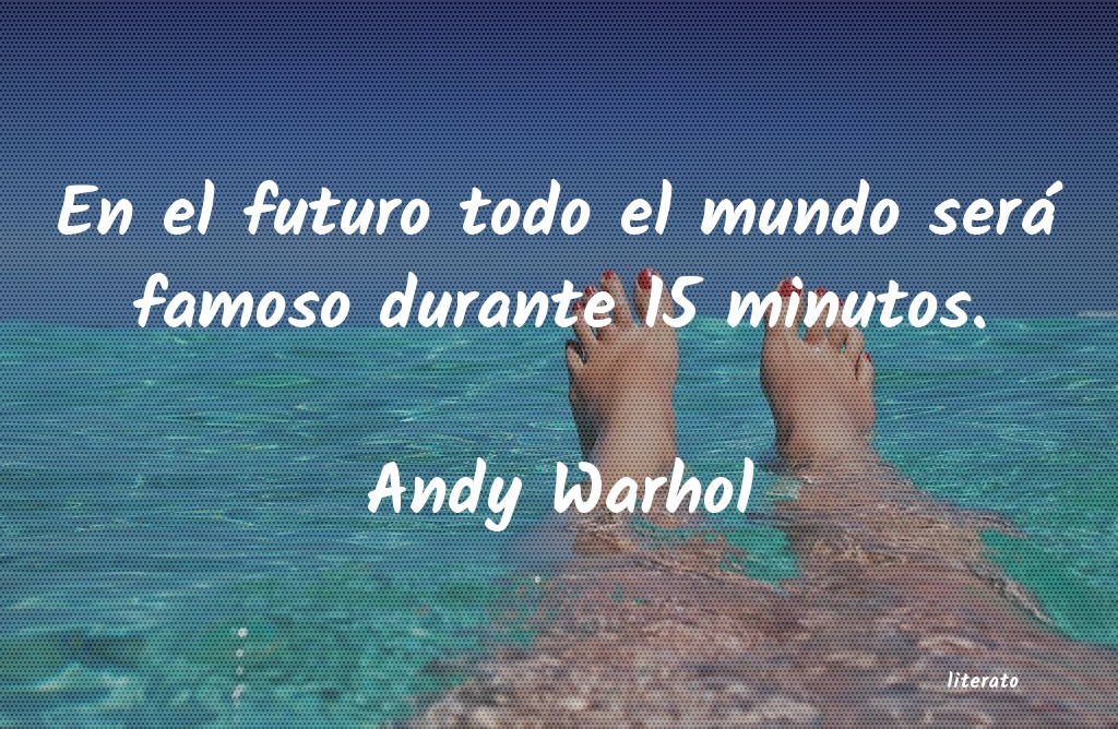 Frases de Andy Warhol