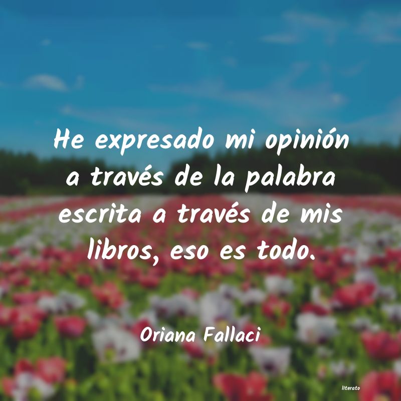 frases de Oriana Fallaci