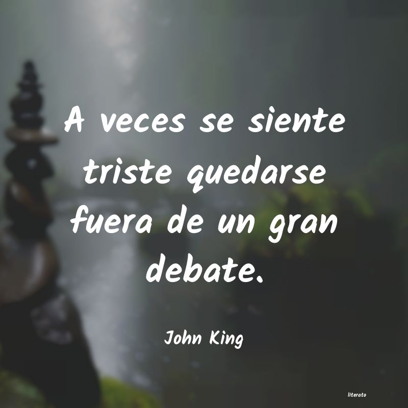 Frases de John King