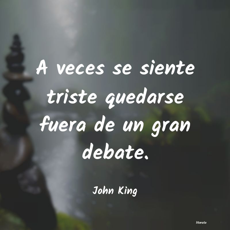 frases de John King
