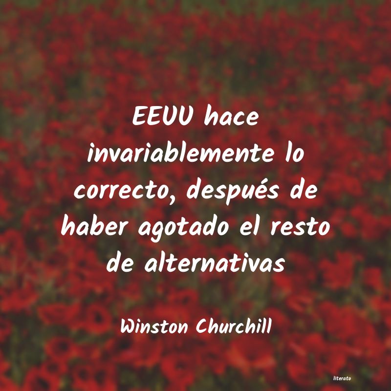 frases de Winston Churchill