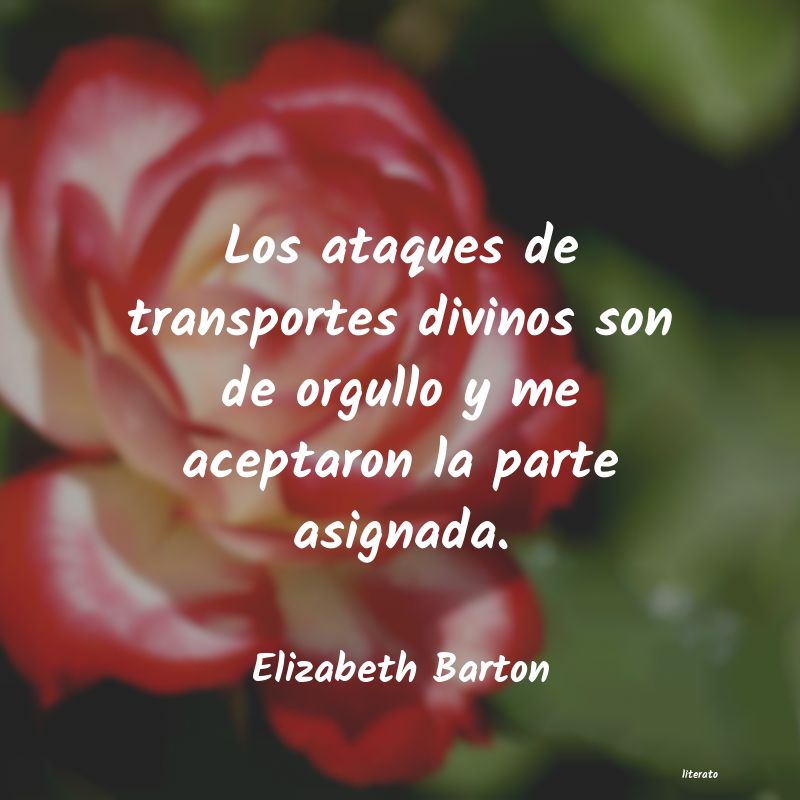 frases de Elizabeth Barton