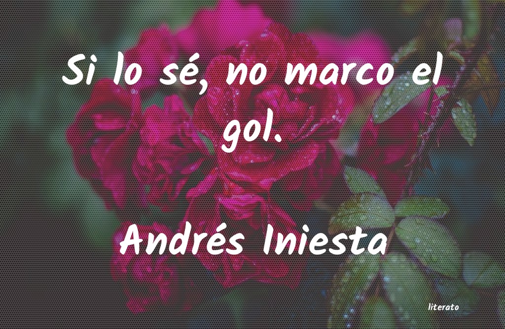 frases de Andrés Iniesta