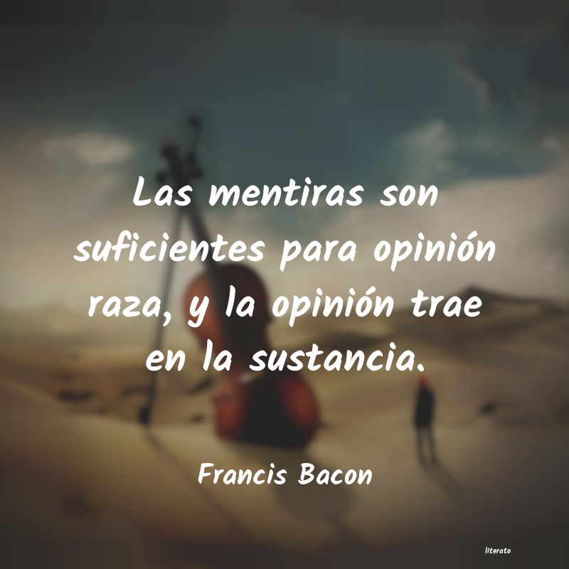 frases de Francis Bacon