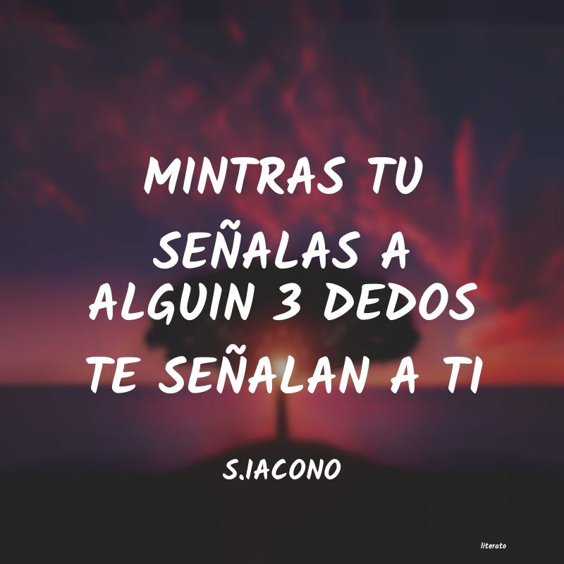 frases de S.IACONO