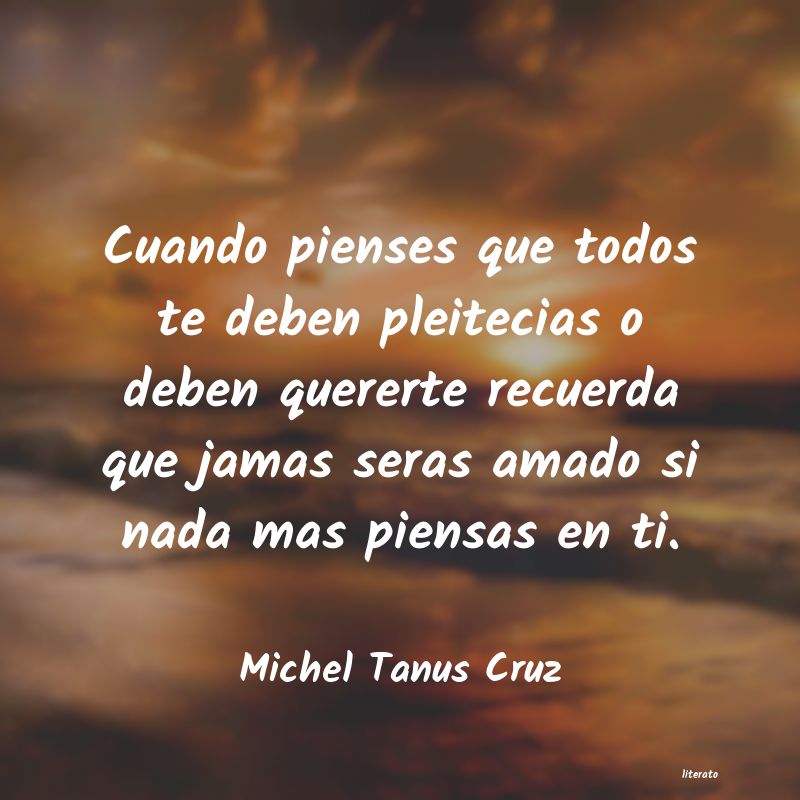 frases de Michel Tanus Cruz