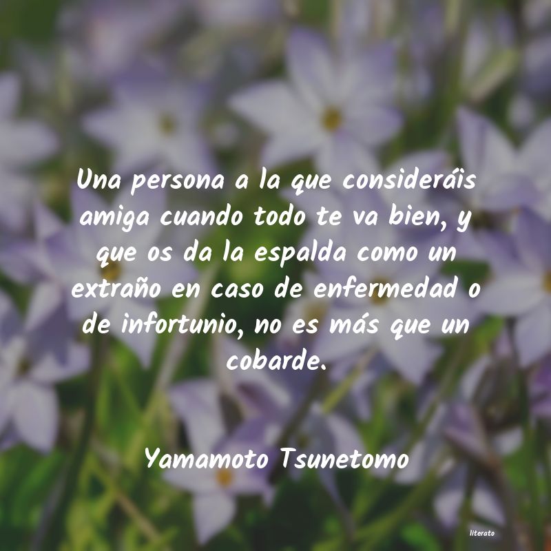 Frases de Yamamoto Tsunetomo