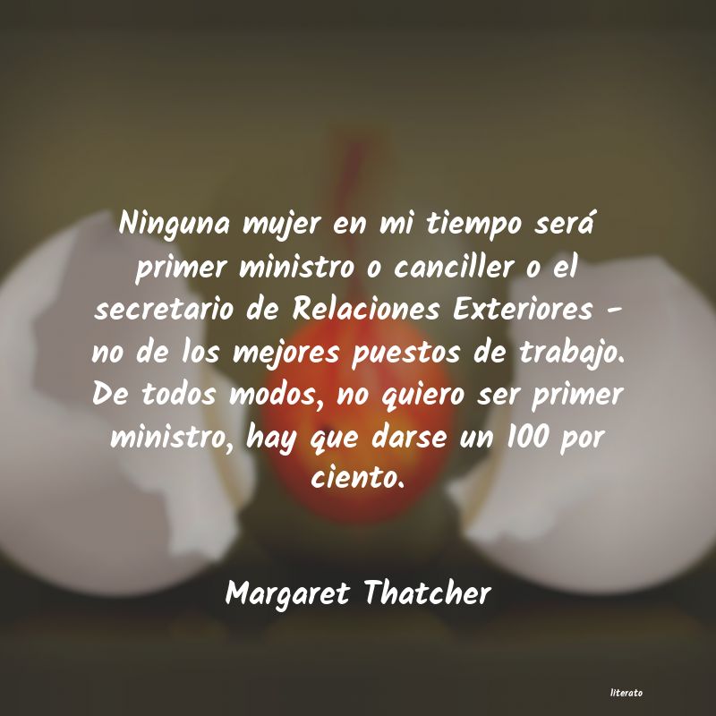 frases de Margaret Thatcher