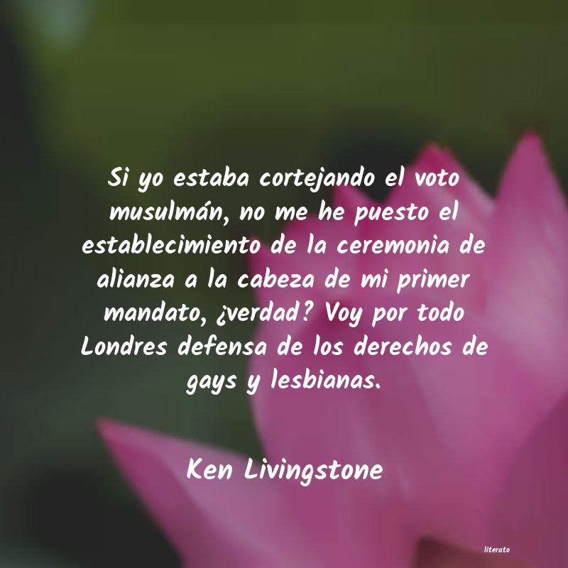 Frases de Ken Livingstone