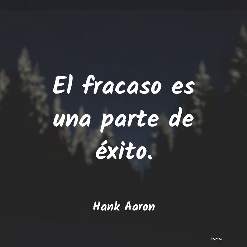 frases de Hank Aaron