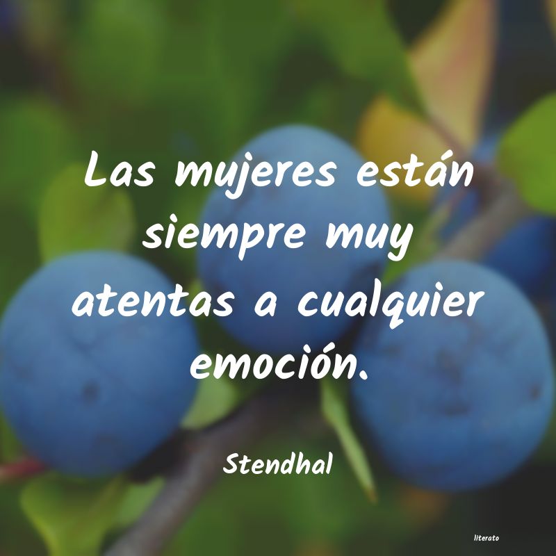 Frases de Stendhal