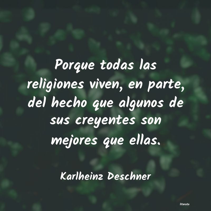 Frases de Karlheinz Deschner