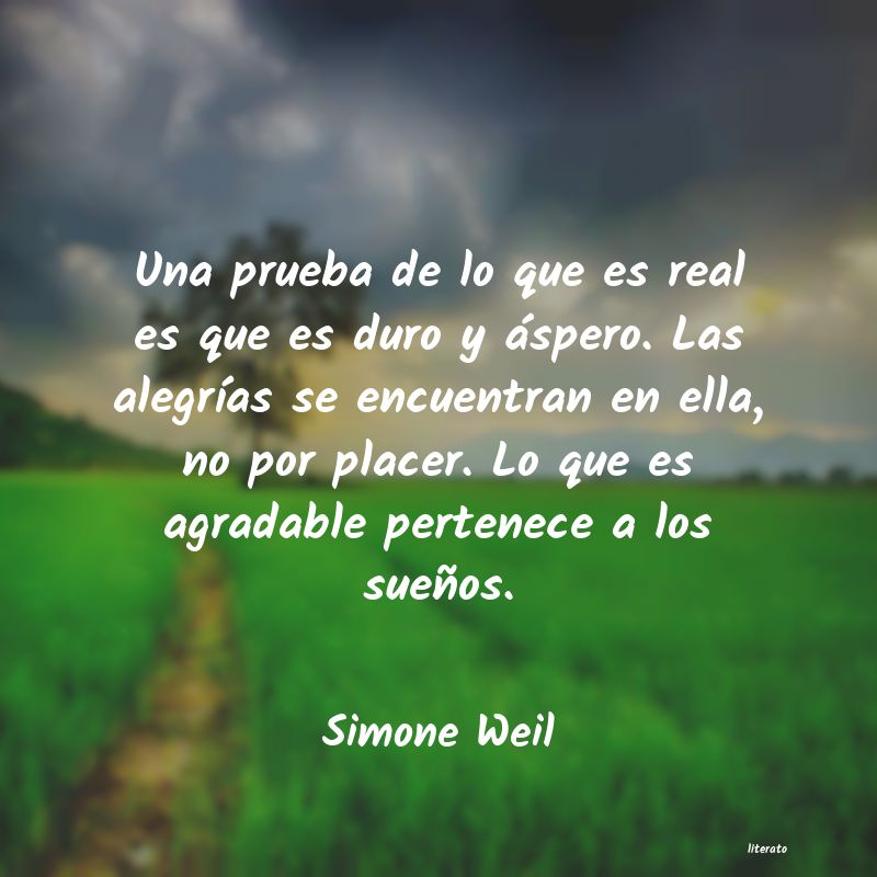 Frases de Simone Weil