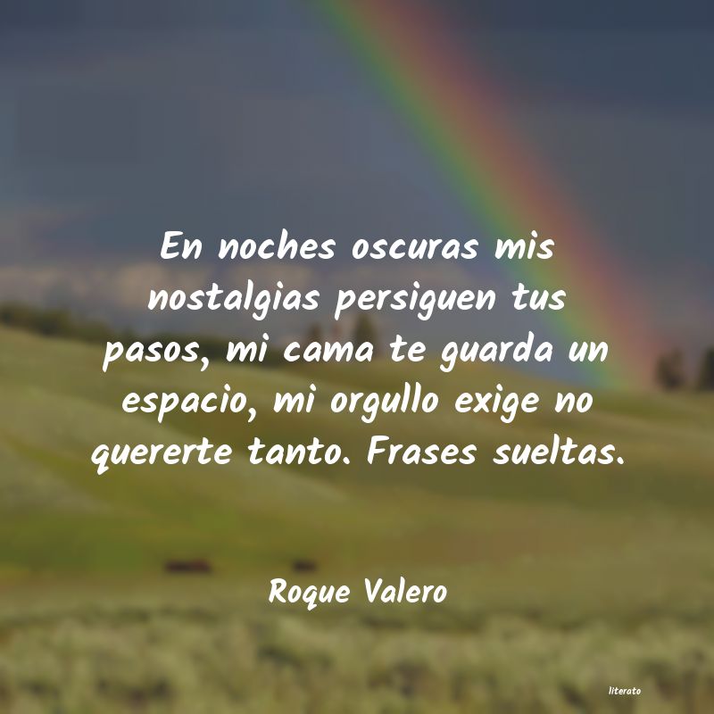frases de Roque Valero