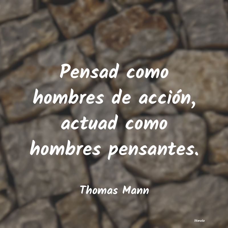 Frases de Thomas Mann