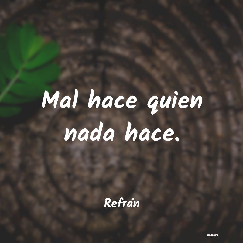 Frases de Refrán