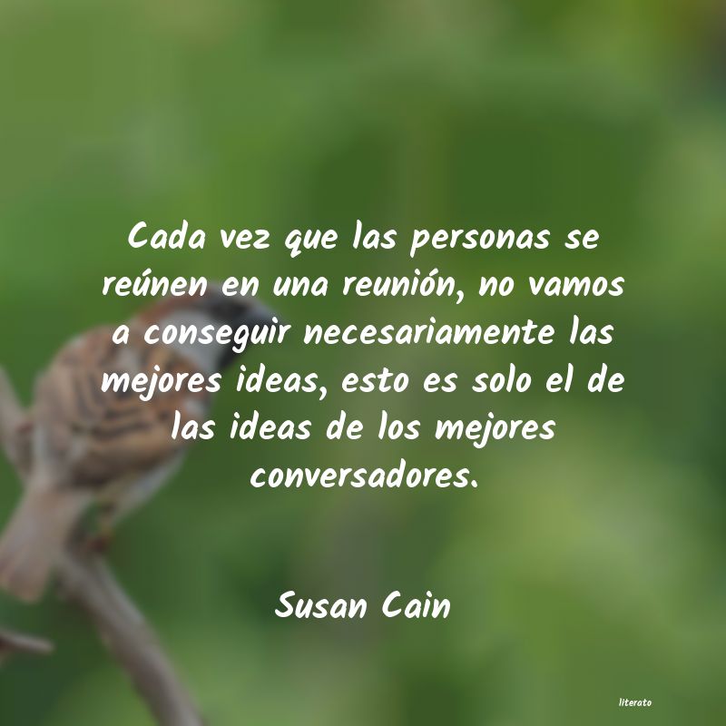 Frases de Susan Cain