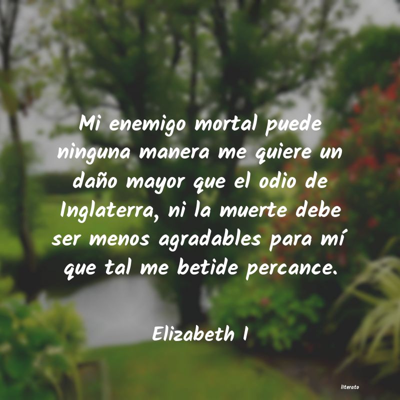 frases de Elizabeth I