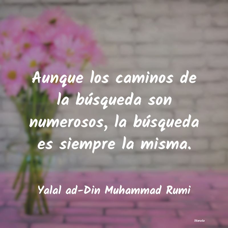 Frases de Yalal ad-Din Muhammad Rumi