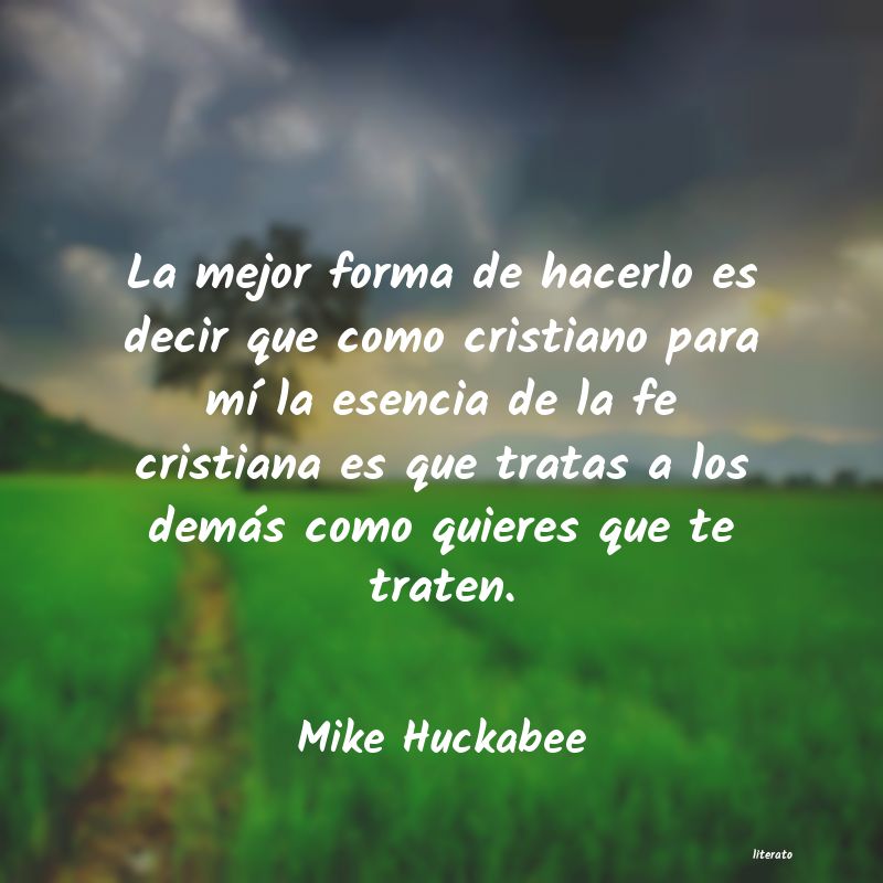 Frases de Mike Huckabee - literato