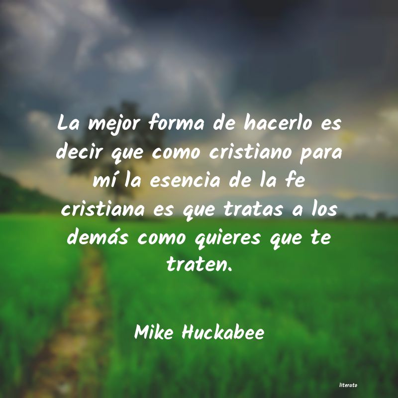 Frases de Mike Huckabee