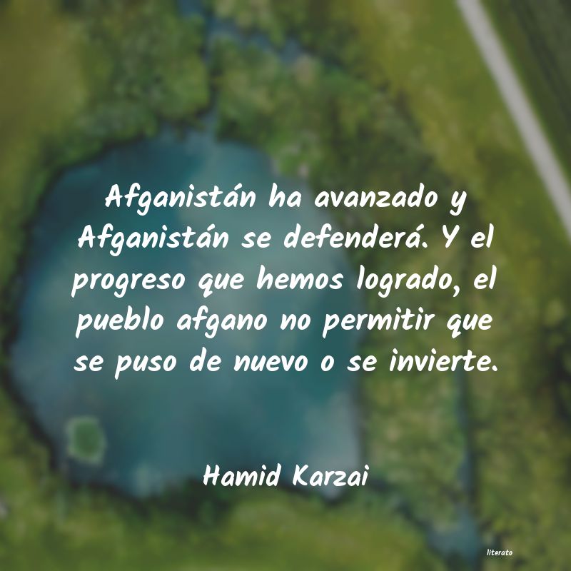 Frases de Hamid Karzai