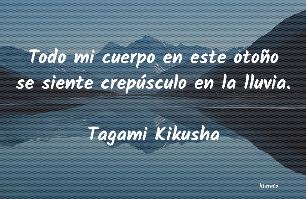 frases de Tagami Kikusha