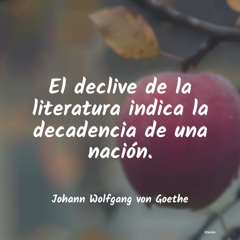 Frases de Johann Wolfgang von Goethe