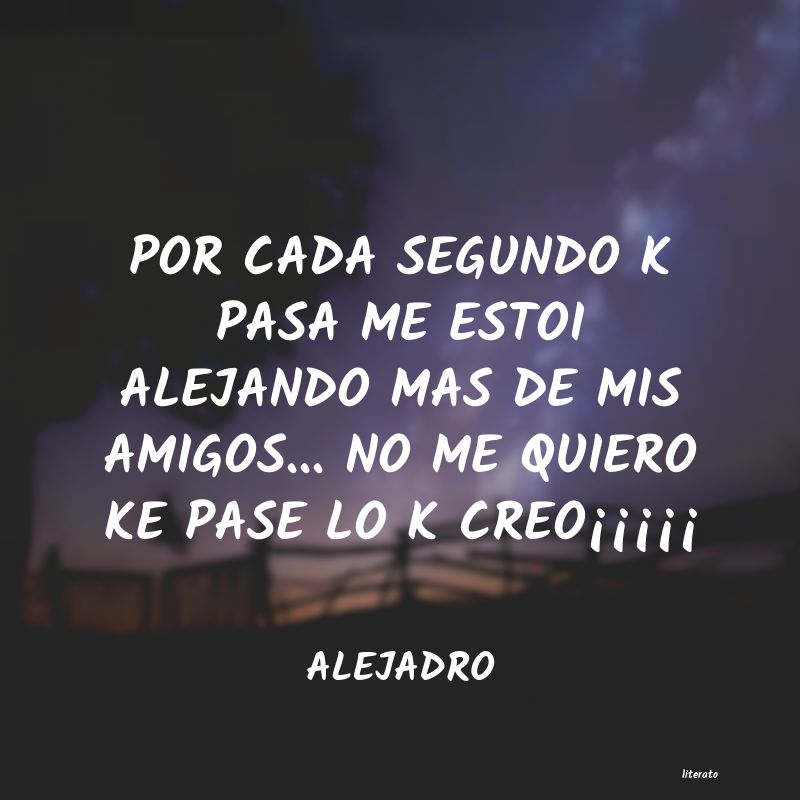 frases de ALEJADRO
