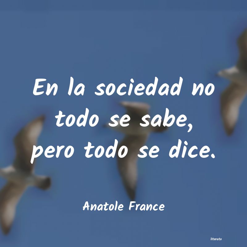 Frases de Anatole France