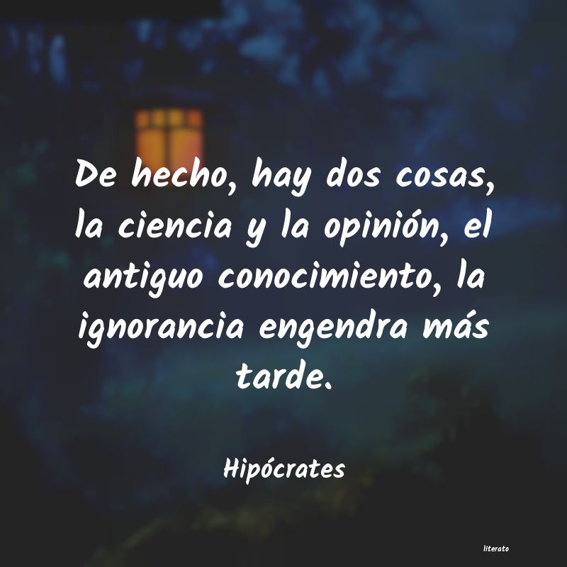 Frases de Hipócrates