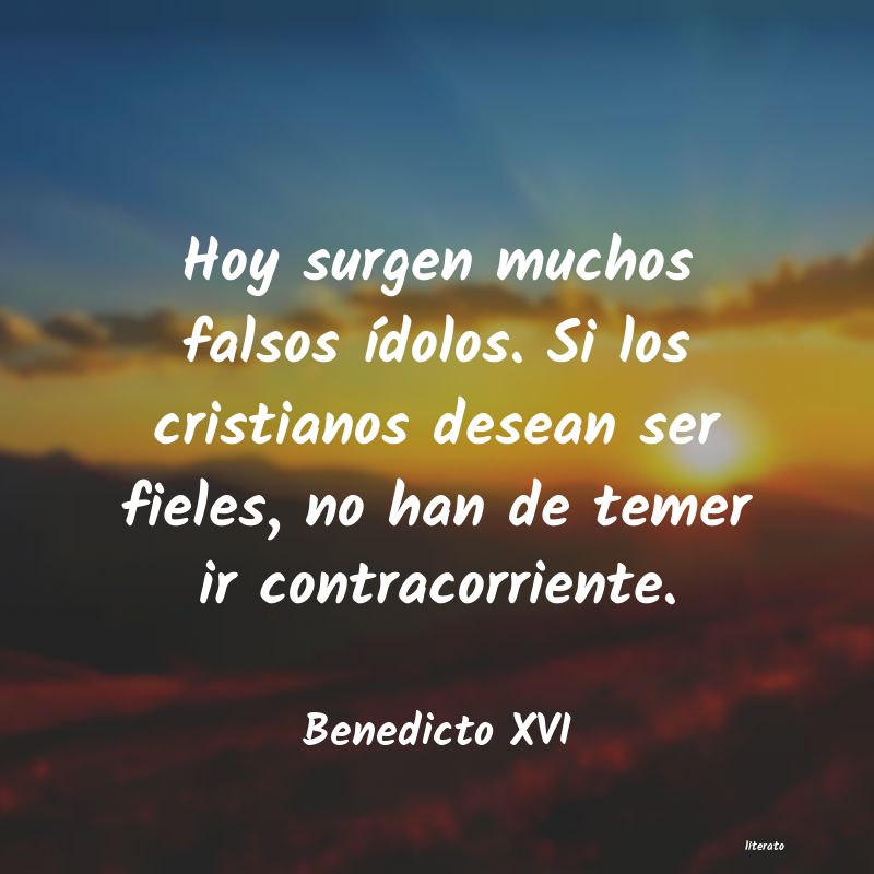 Frases de Benedicto XVI