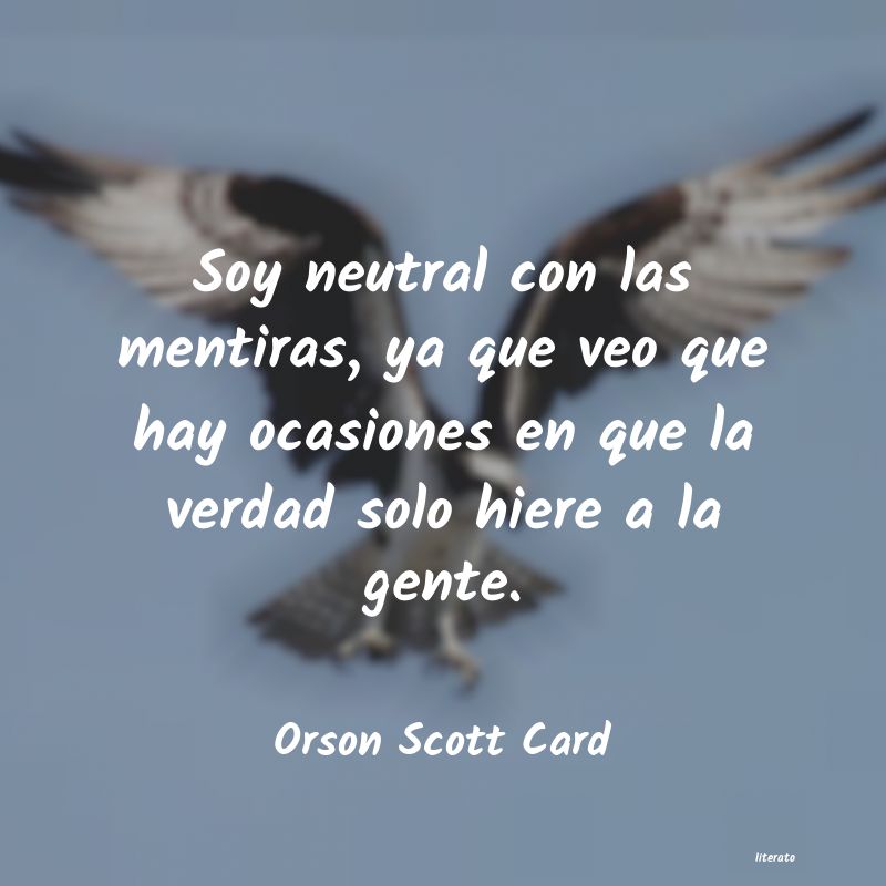 Frases de Orson Scott Card