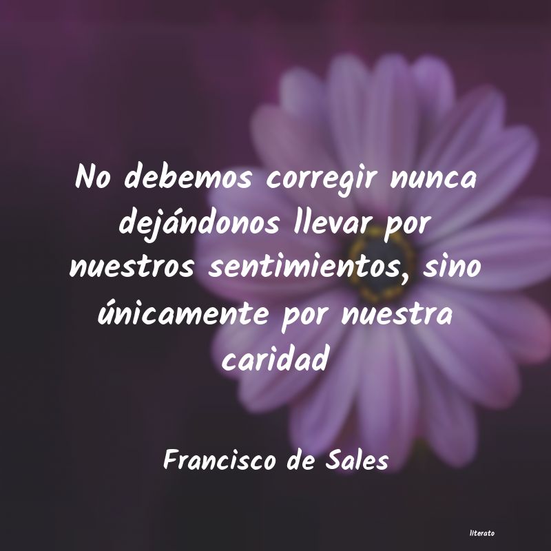 Frases de Francisco de Sales