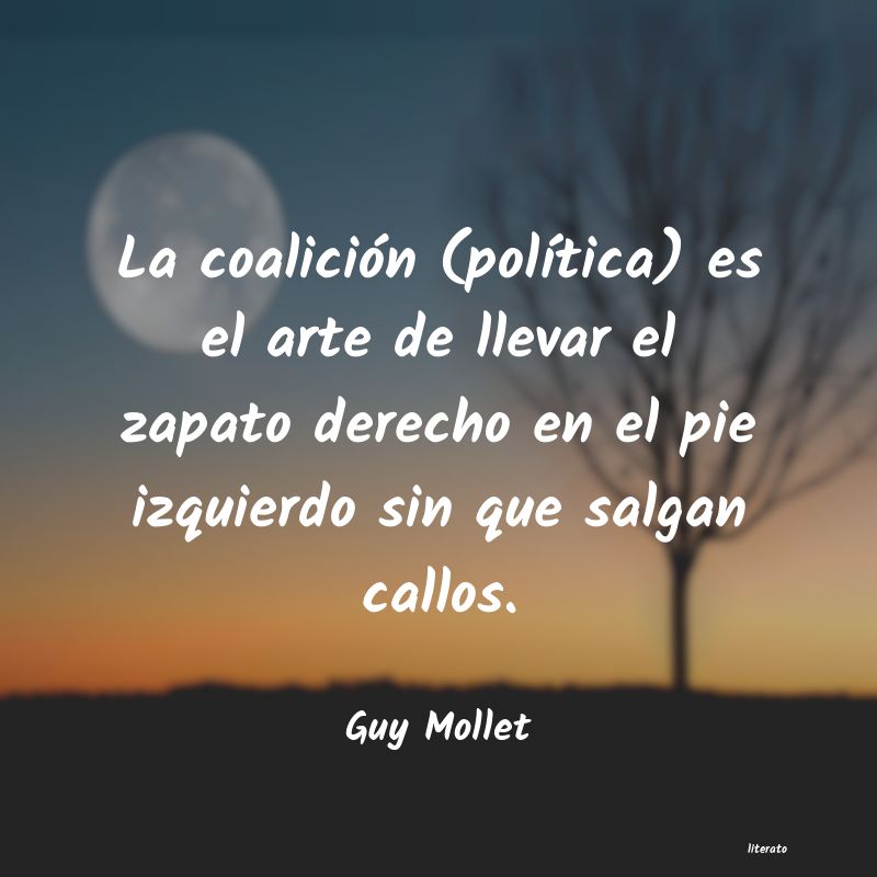 Frases de Guy Mollet