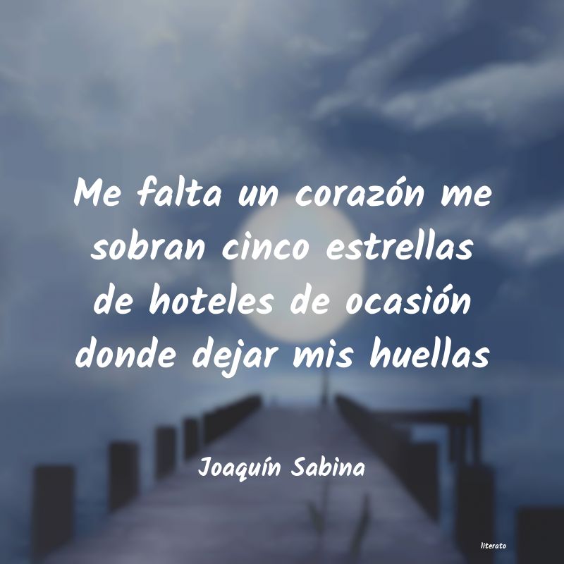 frases de JoaquÃn Sabina
