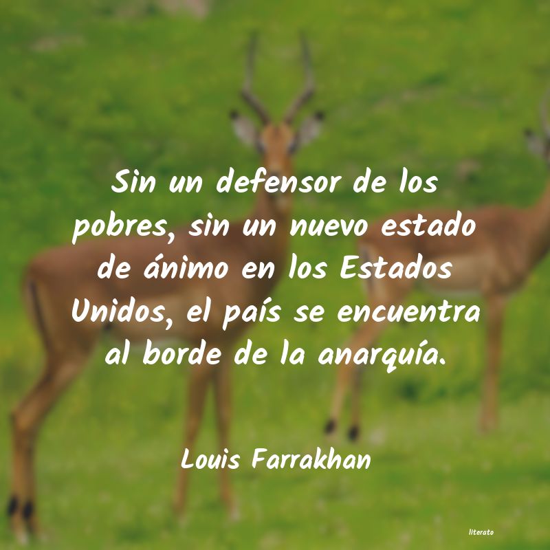 Frases de Louis Farrakhan