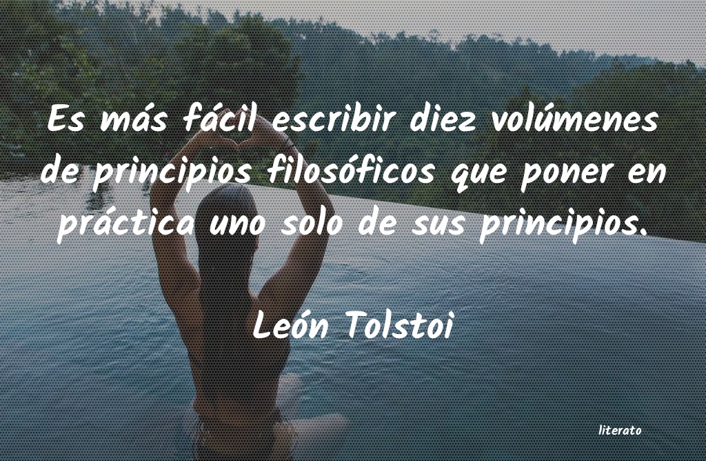 Frases de León Tolstoi