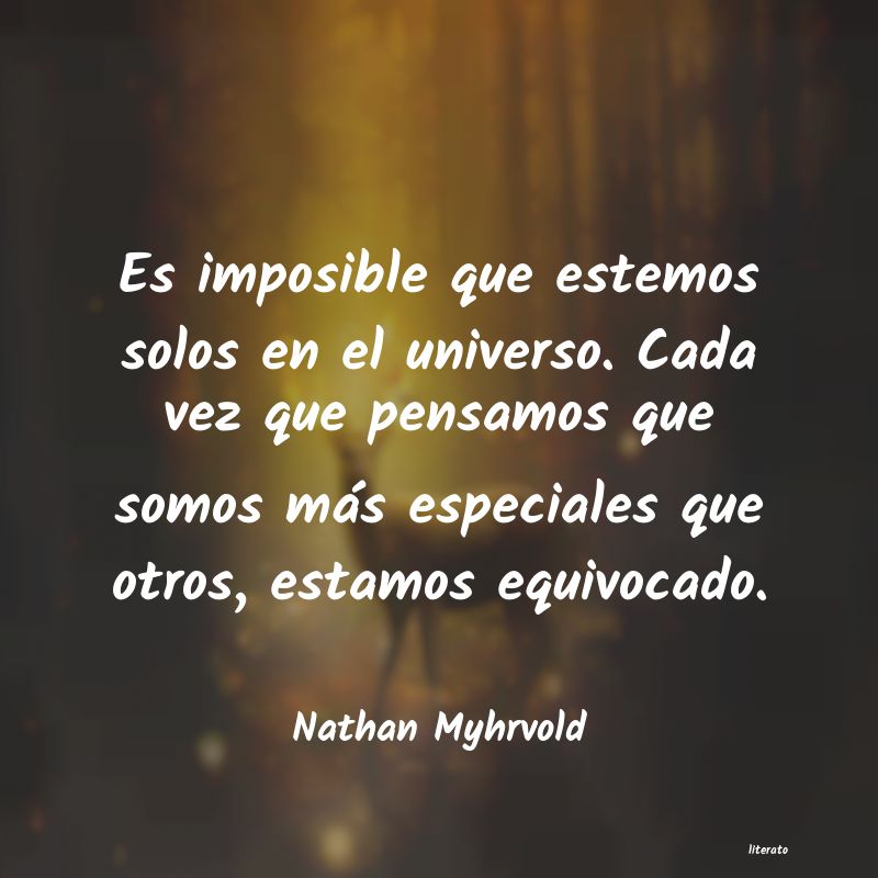 Frases de Nathan Myhrvold