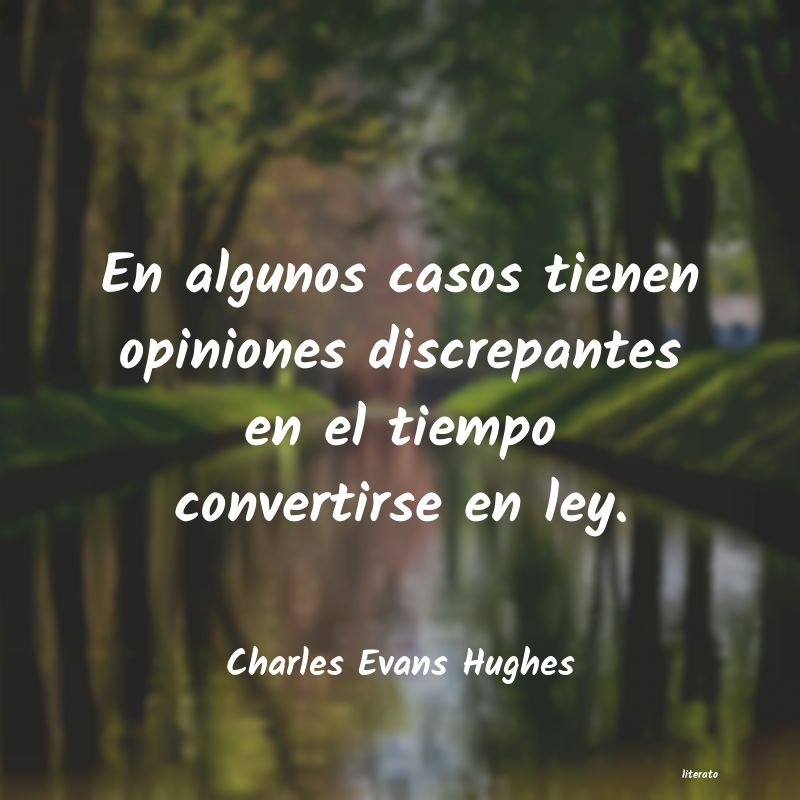 frases de Charles Evans Hughes