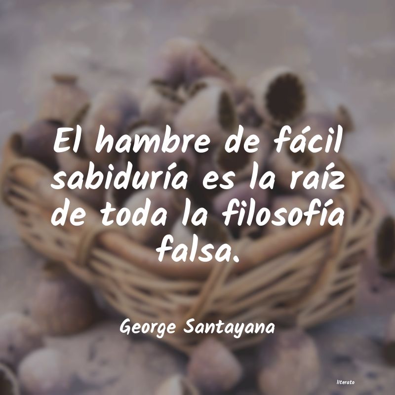 frases de George Santayana