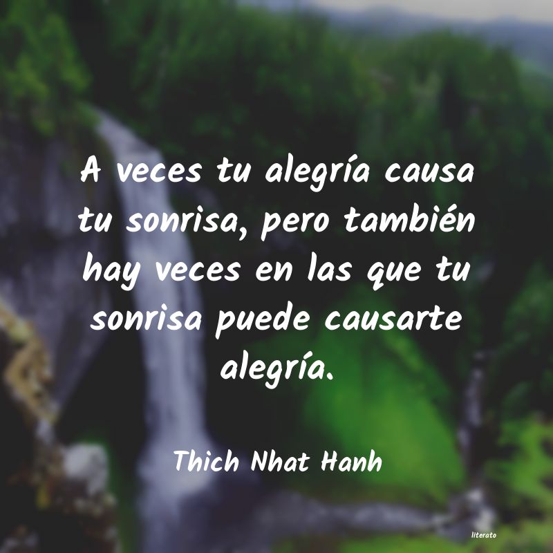 Frases de Thich Nhat Hanh